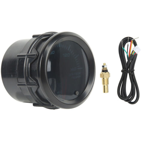 Thermomètre de Température de Liquide de Refroidissement 7 Couleurs LED 52mm avec Capteur pour Modèles Modifiés Essence (1/5)