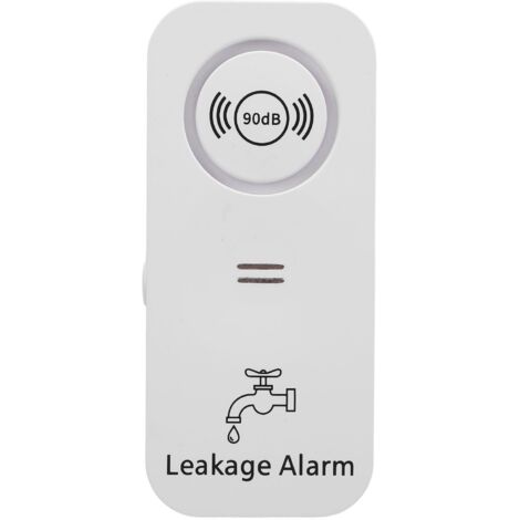 Capteur de Fuite d'Eau IP66 Résistant 90dB - Détecteur Fuite Robinet Salle de Bain Lave-Linge