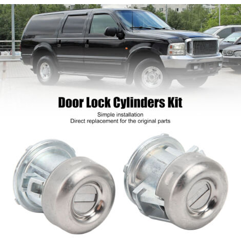 Kit de Cylindres de Serrure de Porte avec 2 Clés - Référence 703362 pour Ford Excursion 2000-2005 (1/5)