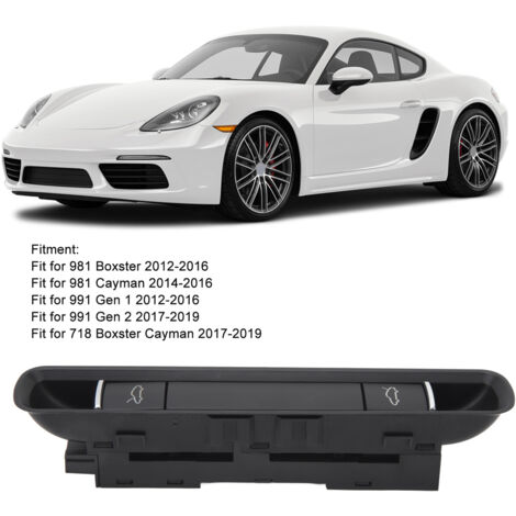Commutateur de capot et coffre 99161310501 pour Porsche 981 Boxster Cayman, kit de remplacement ABS (1/5)