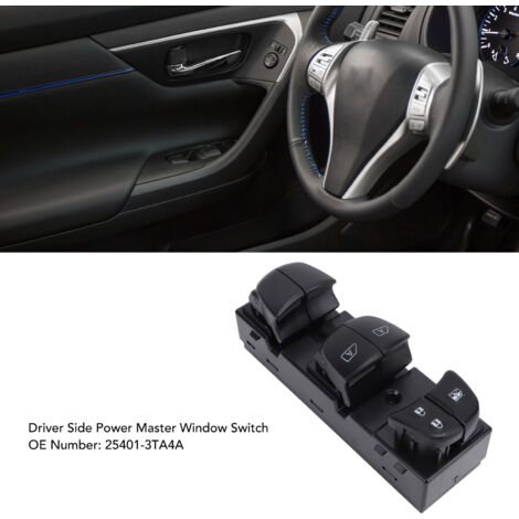 Commutateur Vitre Électrique Conducteur Gauche 25401‑3TA4A pour Nissan Altima L33 2013-2018 (1/5)