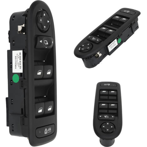 Commande de Vitre Electrique 96644915 pour Citroën / Peugeot - Interrupteur Vitre Conducteur (1/5)