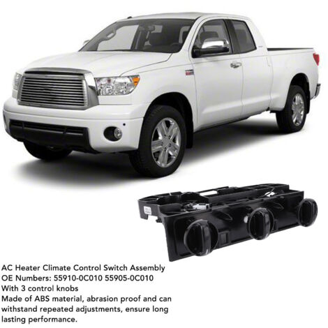 Interrupteur de Climatisation avec 3 Boutons pour Toyota Tundra 3.4L 4.0L V6 4.7L V8 2000-2006 (1/5)
