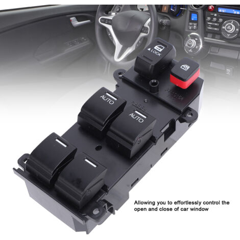 Interrupteur de Vitre Électrique Gauche Conducteur 35750 TM8 G11 pour Insight 2010-2014, Contrôle Efficace et Durable
