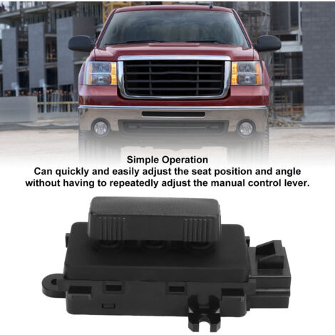 Interrupteur de Commande de Siège Électrique 12450256 PSW21 - Commutateur de Siège Avant Gauche pour Impala Monte Carlo Silverado Suburban Tahoe (1/5)