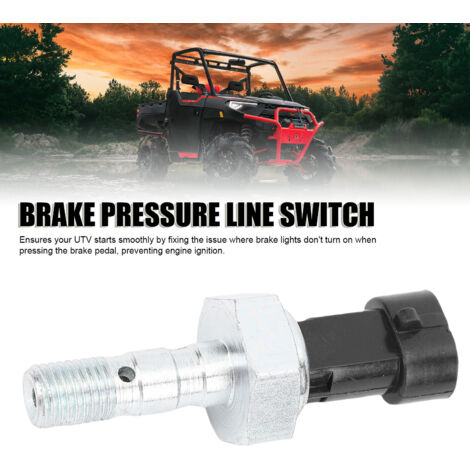 Pression de frein Interrupteur avec Kit Joints Remplacment pour Polaris RZR 570 900 1000 Ranger Sportsman 570 (1/5)