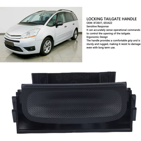 Poignée de Verrouillage Hayon 8726V7 Micro-interrupteur Étanche Confortable pour Citroën C4 Picasso 2006-2013 (1/5)