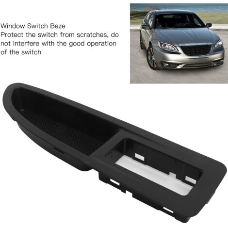 [Habillage de Commutateur de Vitre] DODGE AVENGER 200 2011‑2014 Droit ABS Noir Original 68223848AA (1/5)