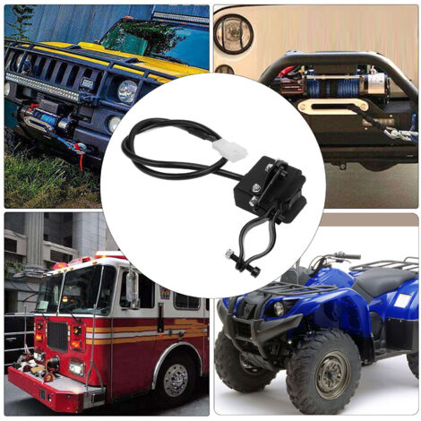 Interrupteur de Treuil UTV avec Câble 50 cm -12 Volts DC Commande Manette et Moto est construit pour durer (1/5)