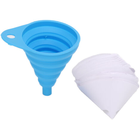 Filtre à Peinture Silicone Pliable - Lot de 101 Pièces - 150μm Nylon Non Toxique (1/5)