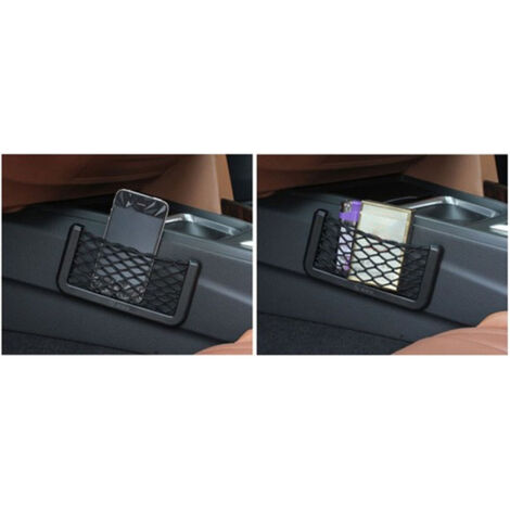 Filet de rangement adhésif pour voiture, Lot de 1, PVC, 20x8cm (1/5)