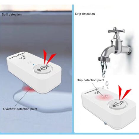 Détecteur d'Inondation MR-0022 IP66 90dB avec Capteur Eau pour Salle de Bain, Salle de Machines et Lavabo (1/5)