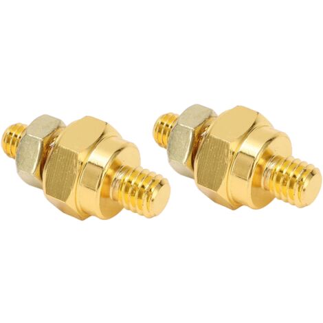 Adaptateur Batterie Court - 2 pièces - Terminaux Laiton Filetage 3/8" NPT (1/5)