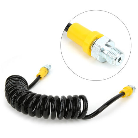 Flexible Compressor Hose [Brand] 63 MPa  1.5 m Resistant Spiral Tube Fittings for 30 MPa Air Compressor Pump (1/5)