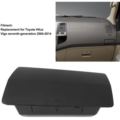 Boîte de rangement tableau de bord 55042 0K020 pour Toyota Hilux Vigo génération 7, intérieur noir (1/5)