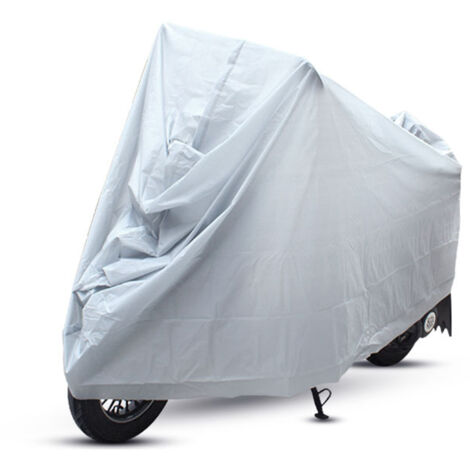 Housse de Moto [L - 120x230cm] Housse de Protection Imperméable Anti-UV pour Scooter et Motocyclette (1/5)