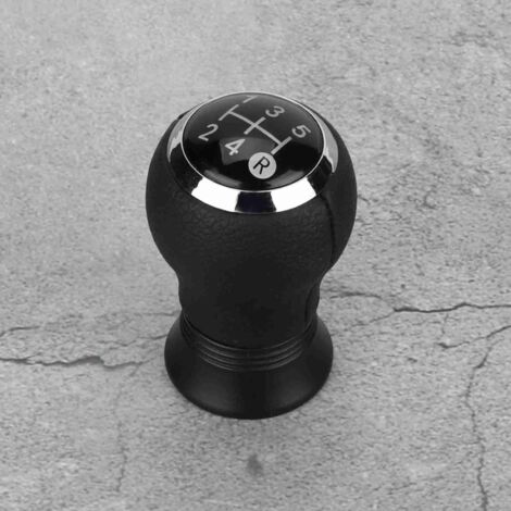 Pommeau de levier de vitesse 5 vitesses en cuir pour Toyota Yaris 2005‑2010 (1/5)