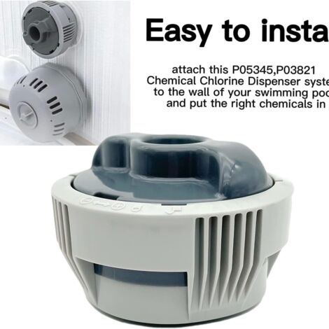 Doseur de Chlore pour Spa — Compatible P05345/P03821 — Installation Murale et Régulation de Dissolution