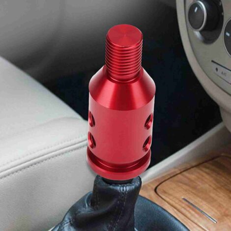 Adaptateur universel pour pommeaux de levier de vitesse non-filés, pitch de filetage 12x1.25, en aluminium, kit complet avec écrous et clé