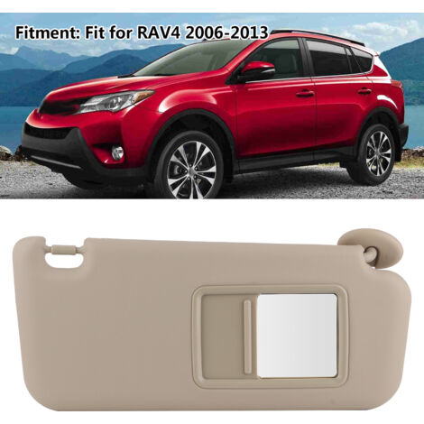 Visor Soleil Conducteur Côté Droit Accessoire Compatible Toyota RAV4 2006‑2013