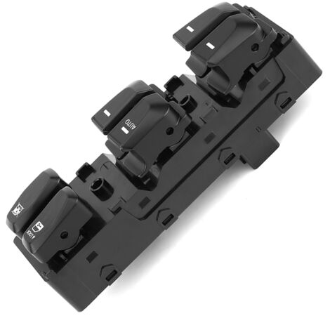 Interrupteur de vitre électrique côté conducteur gauche pour Hyundai IX35 - ABS noir - OE 93570-2Z000 (1/5)