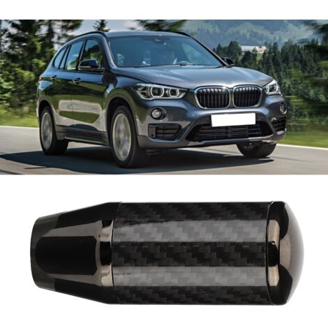 Pointeau de changement de vitesses universel pour voiture - Alliage aluminium fibre de carbore noir - Installation facile (1/5)