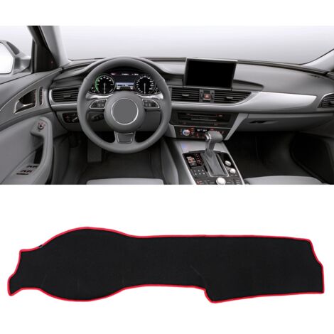 Protecteur de tableau de bord Tapis de tableau Dashboard Cover Fit A6 2011 Polyester noir UV