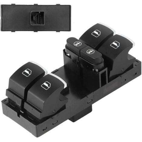 Interrupteur de fenêtre électrique principal gauche pour Volkswagen Sharan Touran Seat - OEM 7P6 959 857 - Compatibilité garantie (1/5)