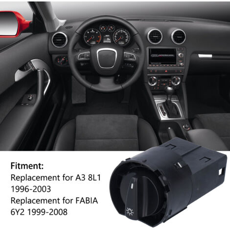 Interrupteur de Commande des Phares 6Y1941531L ABS pour FABIA 6Y2 1999-2008 et A3 8L1 1996-2003 (1/5)