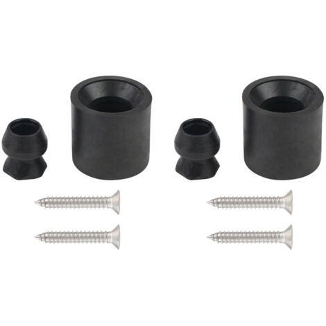 Lot Trailer Door Holder Kit, Set 2 Low Profile Door Holder Bumper Fits RV Trailer (1/5)