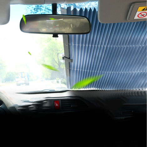 Store Autocollant Retractable Pare-Soleil pour Voiture 70x160cm Protecteur UV (1/5)