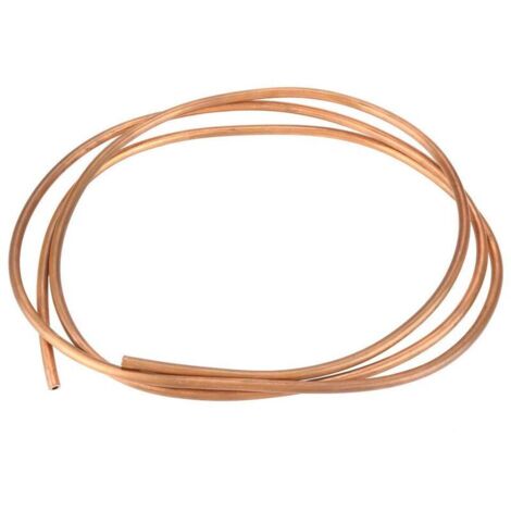 Tuyau de Cuivre Souple T2 pour Réfrigération - 2 mètres OD 6mm/ID 4mm Épaisseur 1mm (1/5)