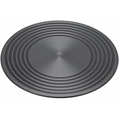 Diffuseur de chaleur pour cuisinière à gaz en aluminium noir 27,9 cm avec plaque de dégivrage multifonctionnelle (1/5)