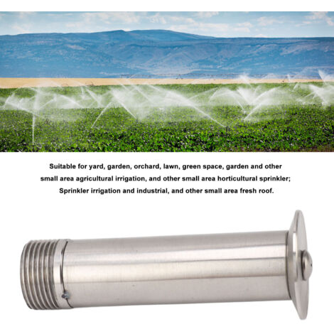 Gicleur de Fontaine en Acier Inoxydable G1/2 Femelle G3/4 Mâle pour Jardins et Pelouses (1/5)