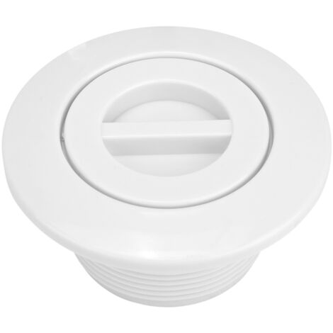 Drain Principal pour Piscine en Plastique Blanc - Kit de Vidange avec Entrée D'eau (1/5)