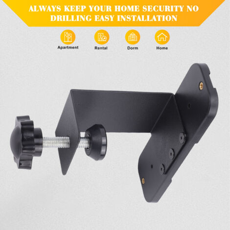 Supports pour Caméra Blink contre Vandalisme avec Fixation sans Perçage pour Portes Standard Interieur Noir (1/5)