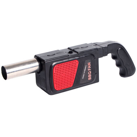 Souffleur De Barbecue, Portable Ventilateur De Barbecue Manuel De Poche Électrique Souffleur D'air Pour Bbq Feu Soufflet Outil De Pique-Nique En Plein Air Camping Randonnée Cuisinière(Sans Ba