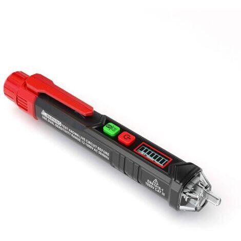Détecteur de AC Tension Sans Contact avec Bip Alarme Sonore(1 Stylo Testeur) (1/5)