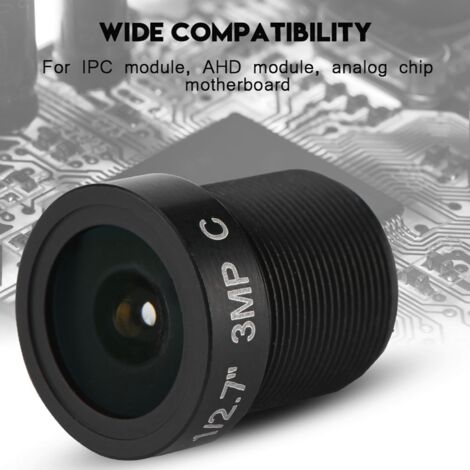 Objectif de surveillance réseau Lentille CCTV 2,8 mm 3 millions de pixels IR 1/3" Prisme 5 couleurs