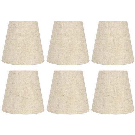Lampes Suspension Sans Marque Set de 6 Abat-Jour Style Nordic E14 Fabric et Métal (1/5)