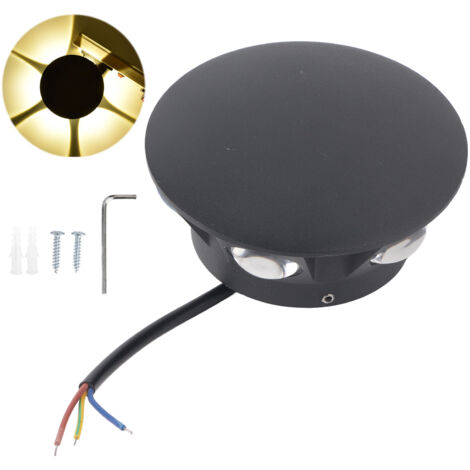 Applique murale LED Mushroom design aluminium 6 faces lumière douce décoration moderne pour intérieur maison hôtel (1/5)