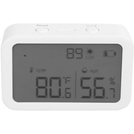 Capteur de Température et Humidité Intelligent avec Écran LCD pour Tuya - Compatible Domotique [Smart Sensor][Wireless] (1/5)