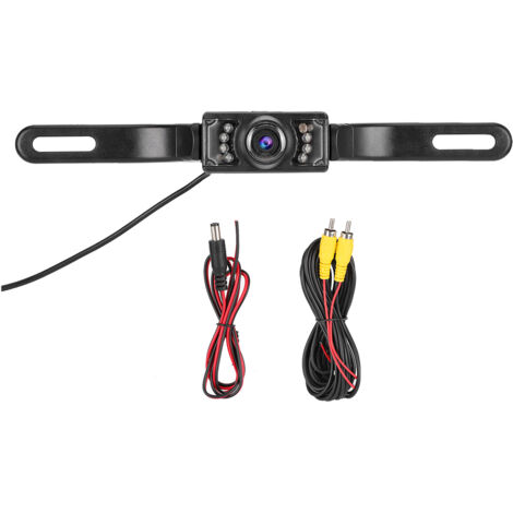 Caméra de recul pour véhicule avec vision nocturne IR HD, waterproof IP67, pour plaque d'immatriculation, système PAL