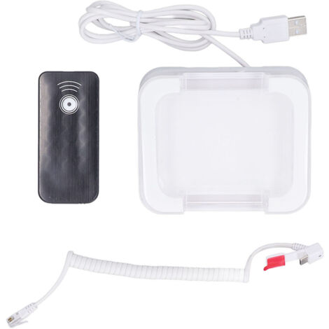 Support Anti-theft avec Alarm 95-120dB et Contrôle Infrarouge pour Smartphone Tablette PC Charge Type C (1/5)