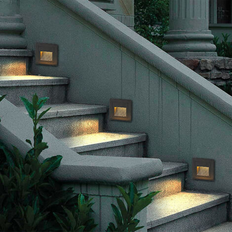 Lumière LED pour Marches Étanche IP65 Économique 3000K Installation Intérieur/Extérieur 110‑240V