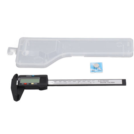 Vernier Digital LCD 150mm et 0-5.91in Mesure Precision ABS Caliper Profondeur Diamètre Boîtier (1/5)