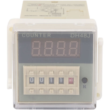 Compteur Numérique Électronique LCD DH48J-8 avec Relais Temporisé et Affichage Digital (1/5)