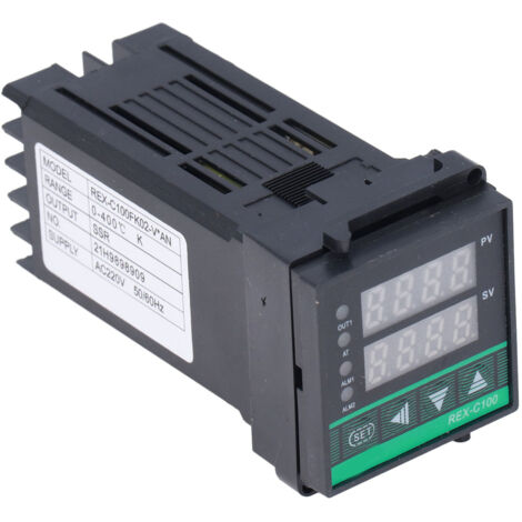Thermostat Intelligent PID REX-C100FK02-VxAN pour Régulation Précise avec SSR (1/5)