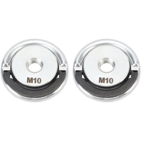 Écrous à démontage rapide pour meuleuse - M10 - 45mm - 2 Pièces - Alliage Métal - Fixation rapide pour disques (1/5)