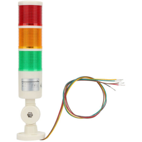 [Signal Lumineux CNC] [BEM-X-50-3U-D] [Alarme avec Buzzer et LED Tri-Color 24VDC] (1/5)
